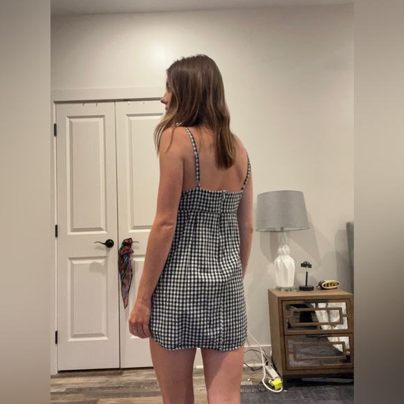 GINGHAM MINI DRESS - Urban outfitters - Picture 2 of 4